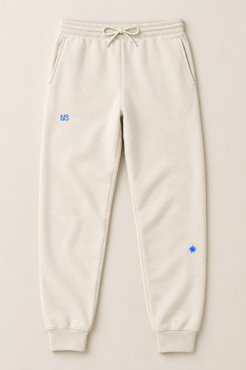 Bone NEON SUN joggers flat lay